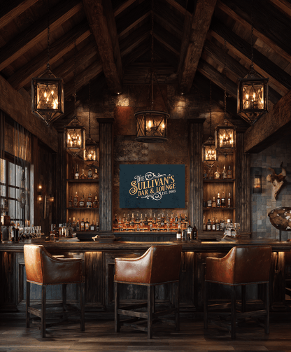 Custom Bar & Lounge Canvas - Cowgirl Home & Ranch