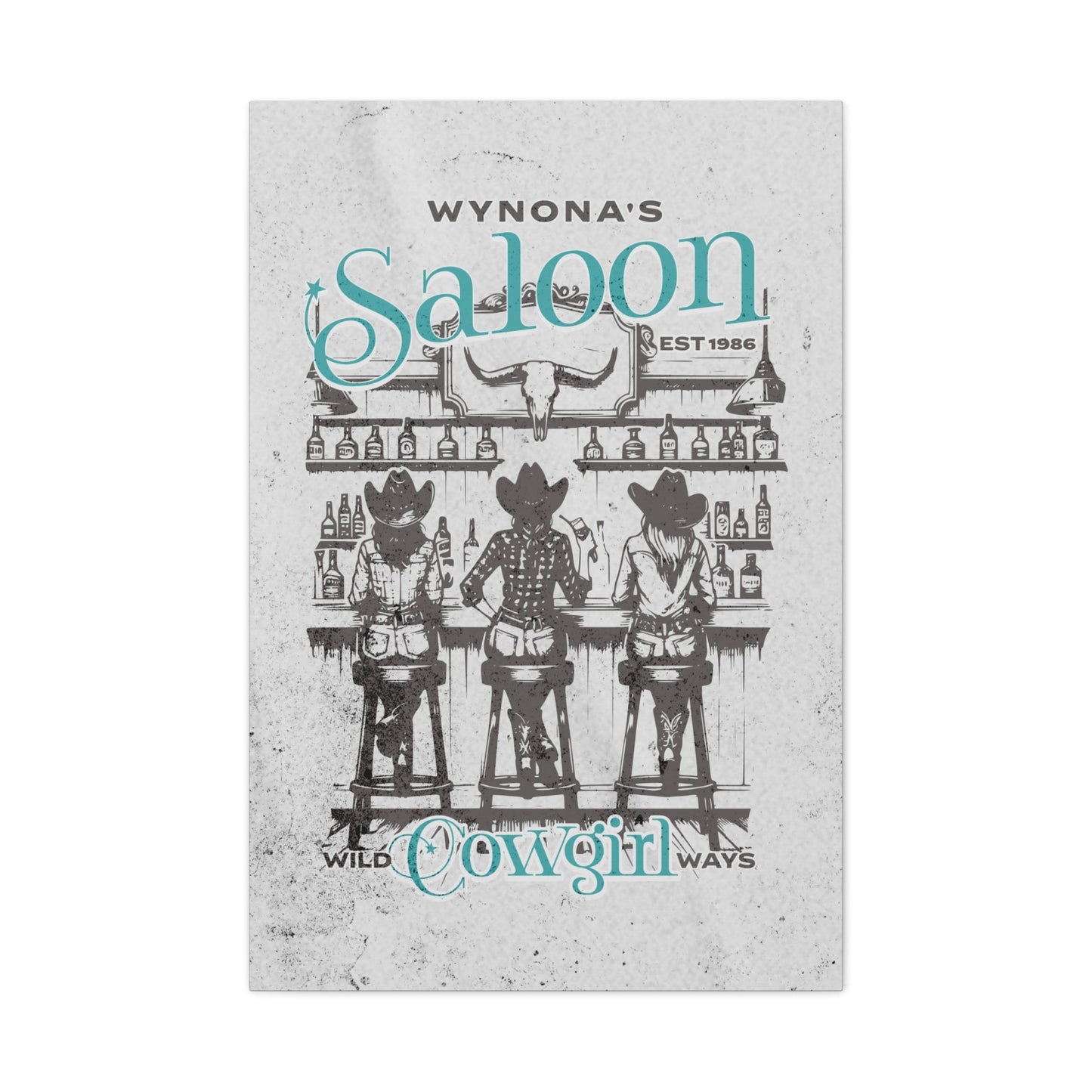 Custom Cowgirl Saloon Canvas - Cowgirl Home & Ranch