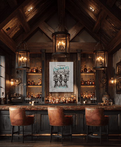 Custom Cowgirl Saloon Canvas - Cowgirl Home & Ranch