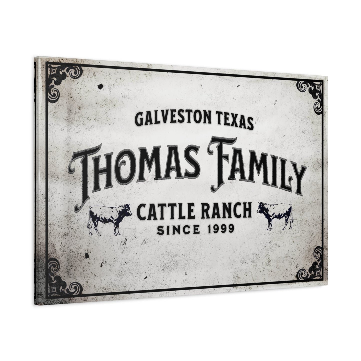 Custom Family Ranch Canvas - Cowgirl Home & Ranch