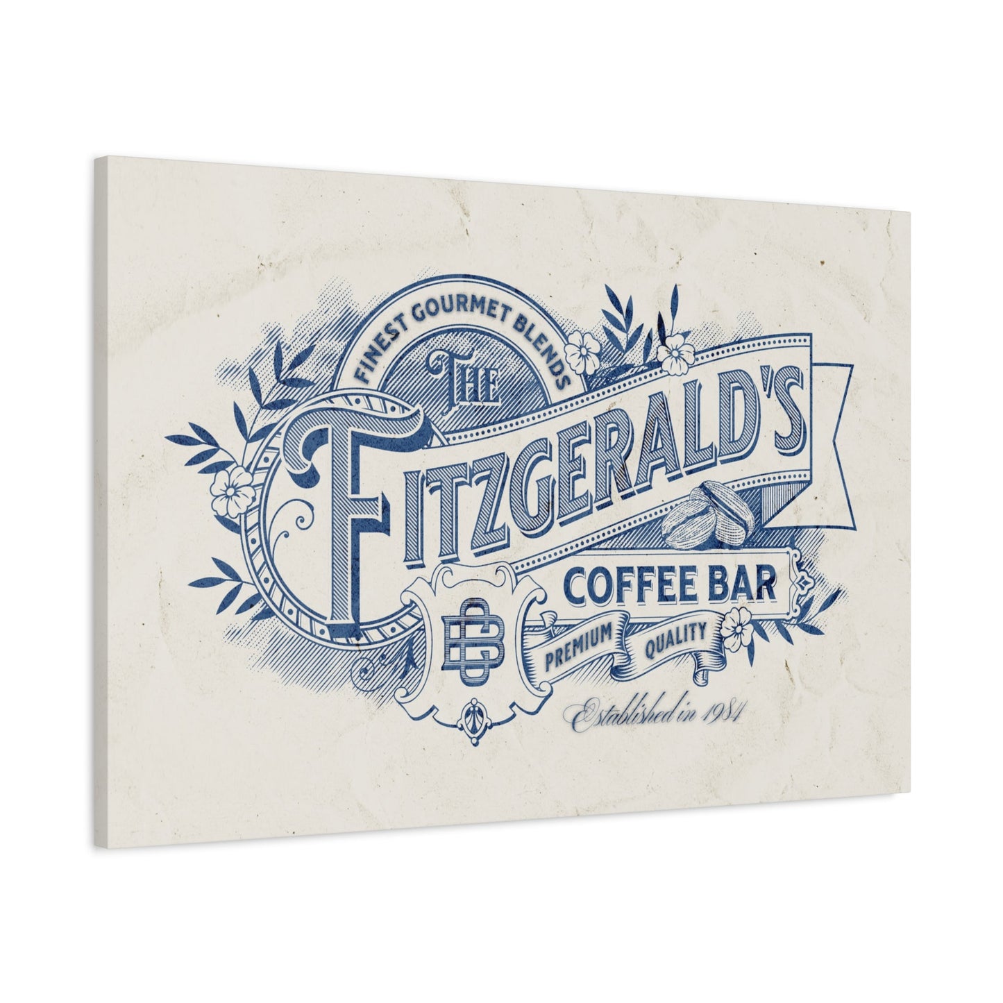 Custom Gourmet Coffee Bar Canvas - Cowgirl Home & Ranch