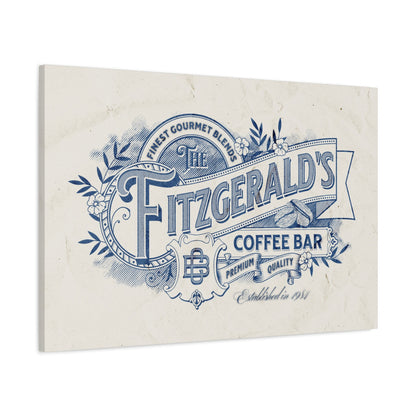 Custom Gourmet Coffee Bar Canvas - Cowgirl Home & Ranch