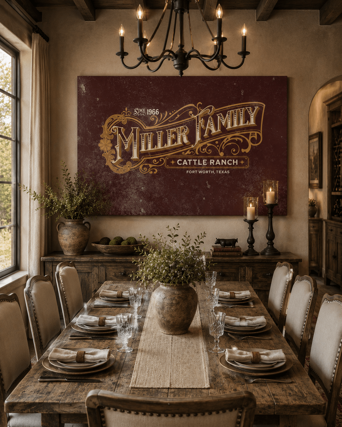 Custom Heritage Ranch Canvas - Cowgirl Home & Ranch