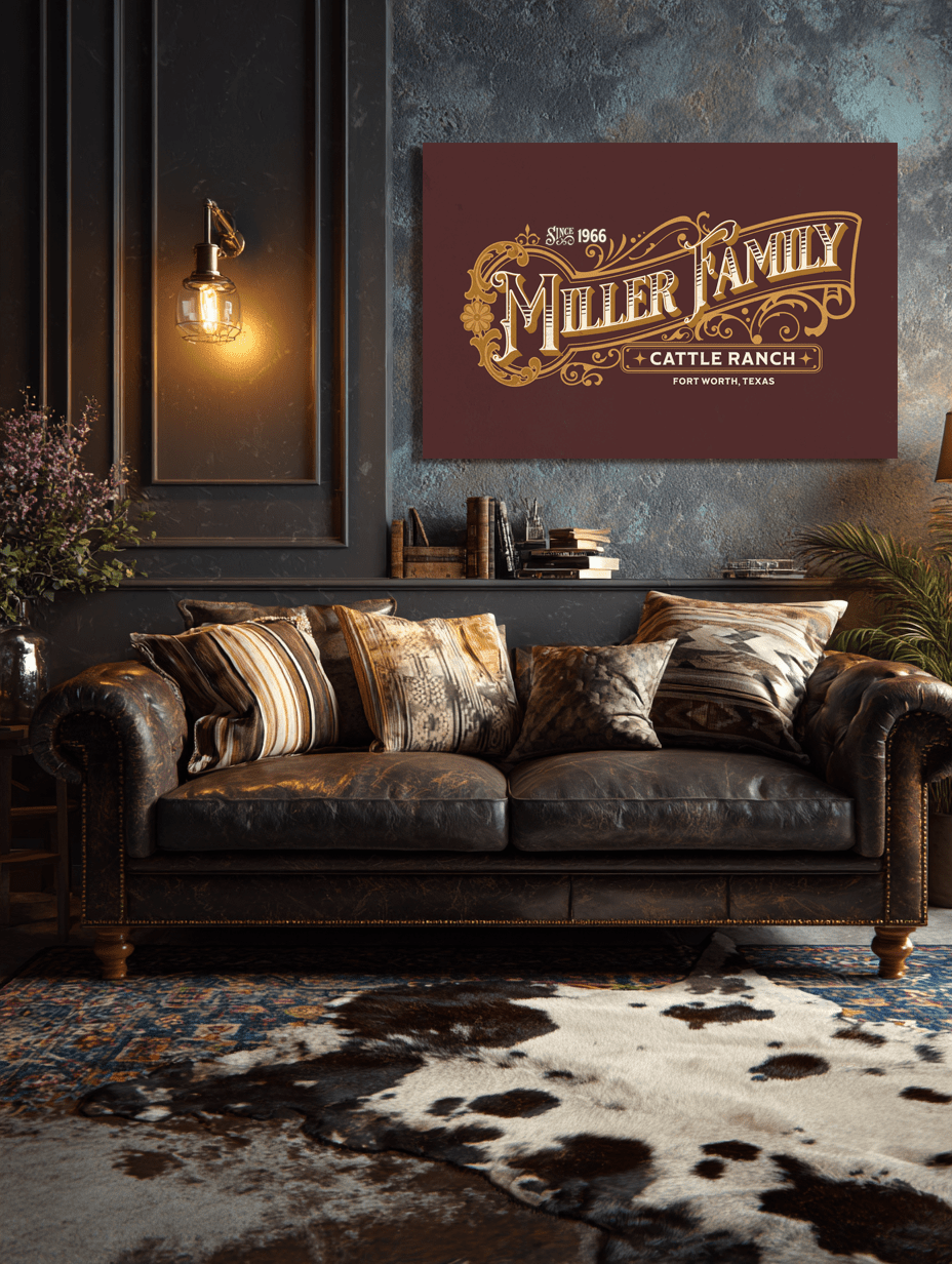 Custom Heritage Ranch Canvas - Cowgirl Home & Ranch