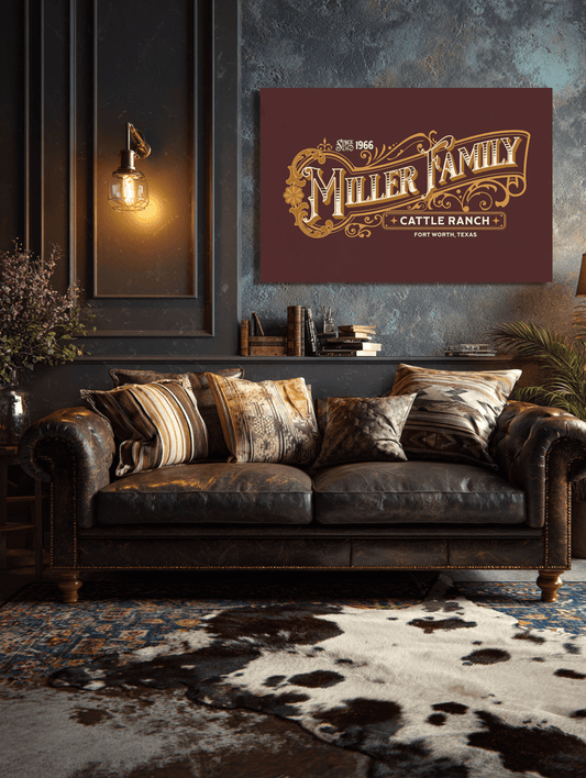 Custom Heritage Ranch Canvas - Cowgirl Home & Ranch