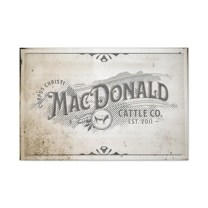 Custom Ranch Heritage Canvas - Cowgirl Home & Ranch