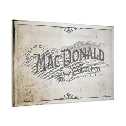 Custom Ranch Heritage Canvas - Cowgirl Home & Ranch