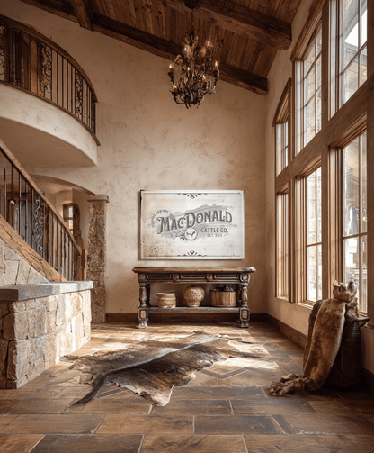 Custom Ranch Heritage Canvas - Cowgirl Home & Ranch