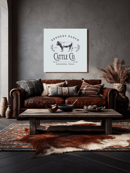 Custom Ranch Heritage Canvas - Cowgirl Home & Ranch