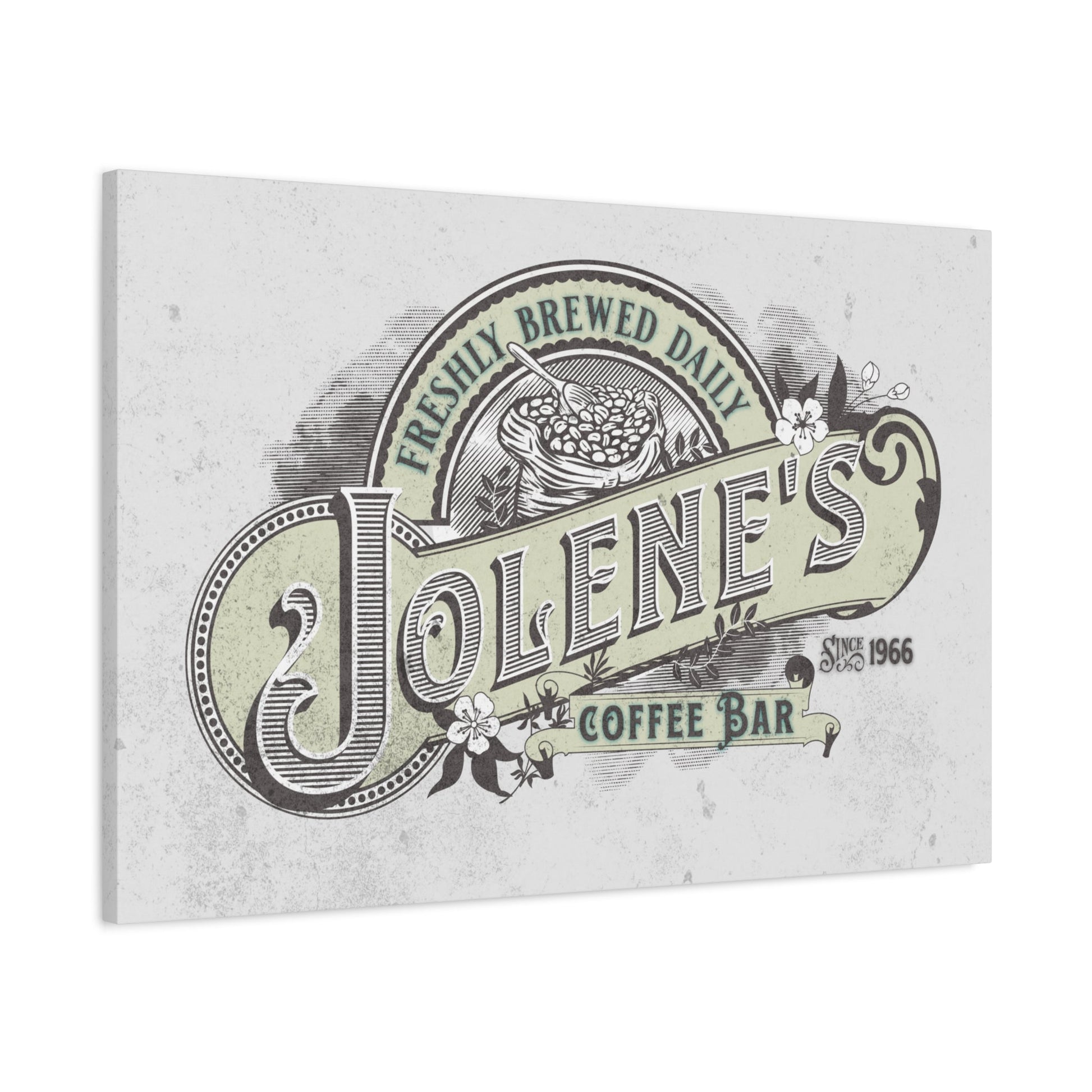 Custom Vintage Coffee Bar Canvas - Cowgirl Home & Ranch