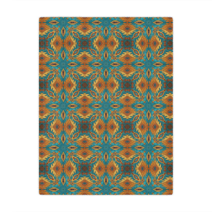 Desert Bloom Ikat Minky Blanket - Cowgirl Home & Ranch
