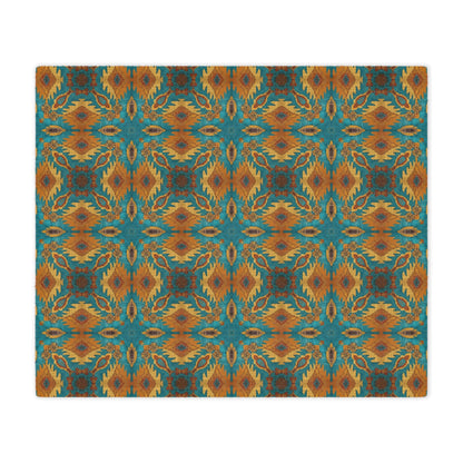 Desert Bloom Ikat Minky Blanket - Cowgirl Home & Ranch
