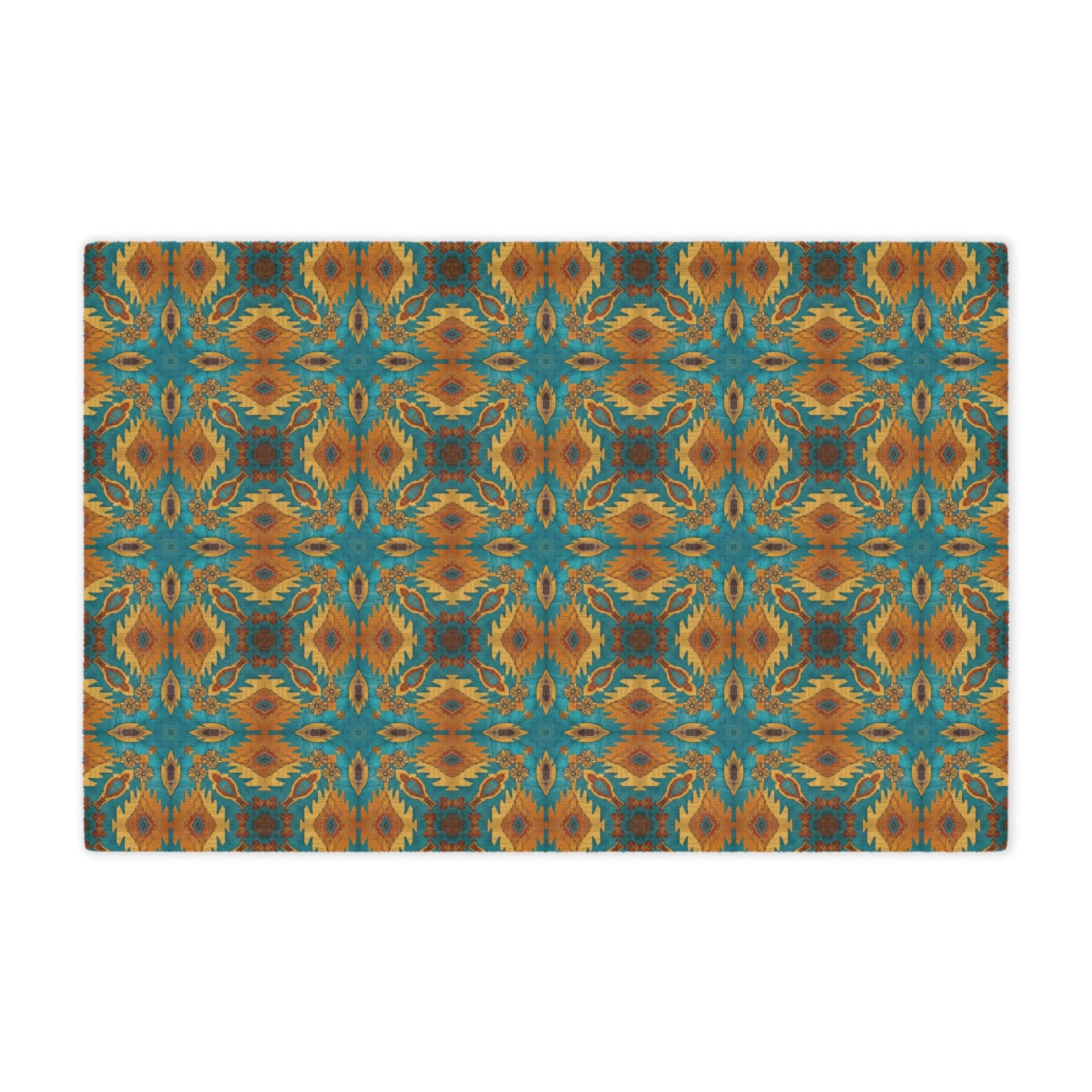 Desert Bloom Ikat Minky Blanket - Cowgirl Home & Ranch