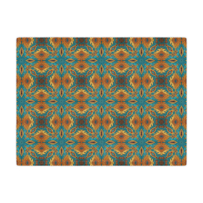 Desert Bloom Ikat Minky Blanket - Cowgirl Home & Ranch