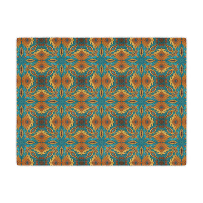 Desert Bloom Ikat Minky Blanket - Cowgirl Home & Ranch