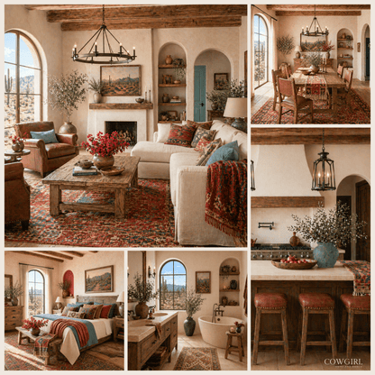 Desert Bloom Ranch Home Color Palette - Cowgirl Home & Ranch