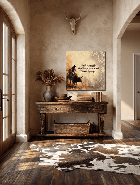 Faith Is the Grit Canvas Art