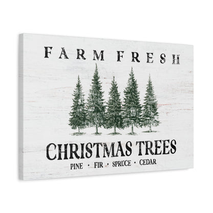 Farm Fresh Christmas Trees Evergreen Canvas - Cowgirl Home & Ranch