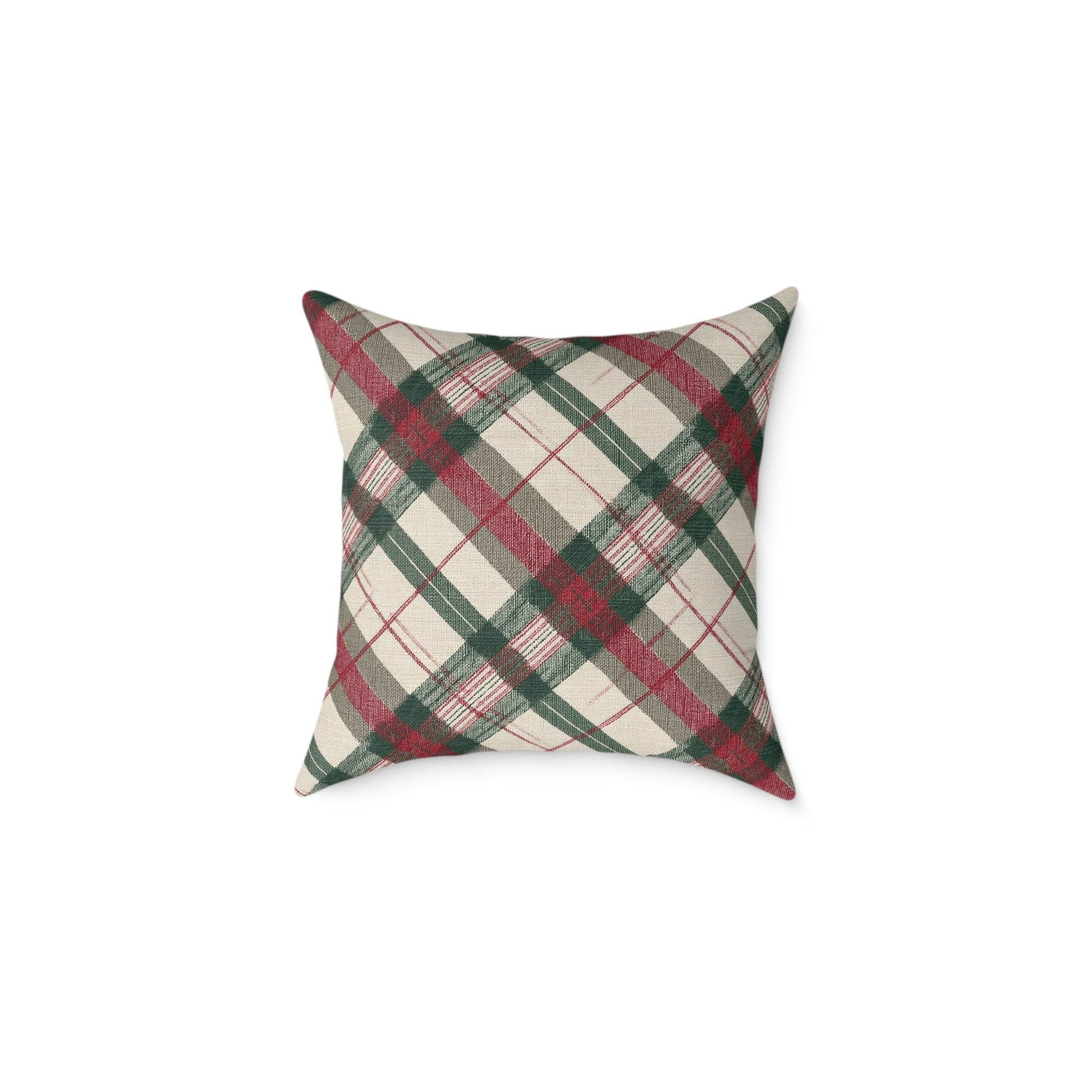 Holiday Homestead Plaid Pillow - Cowgirl Home & Ranch