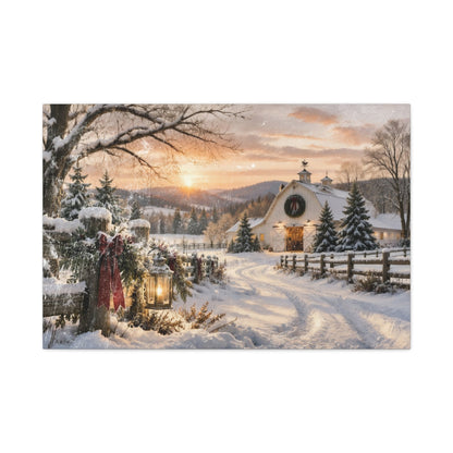 Home Before Christmas Canvas - Cowgirl Home & Ranch
