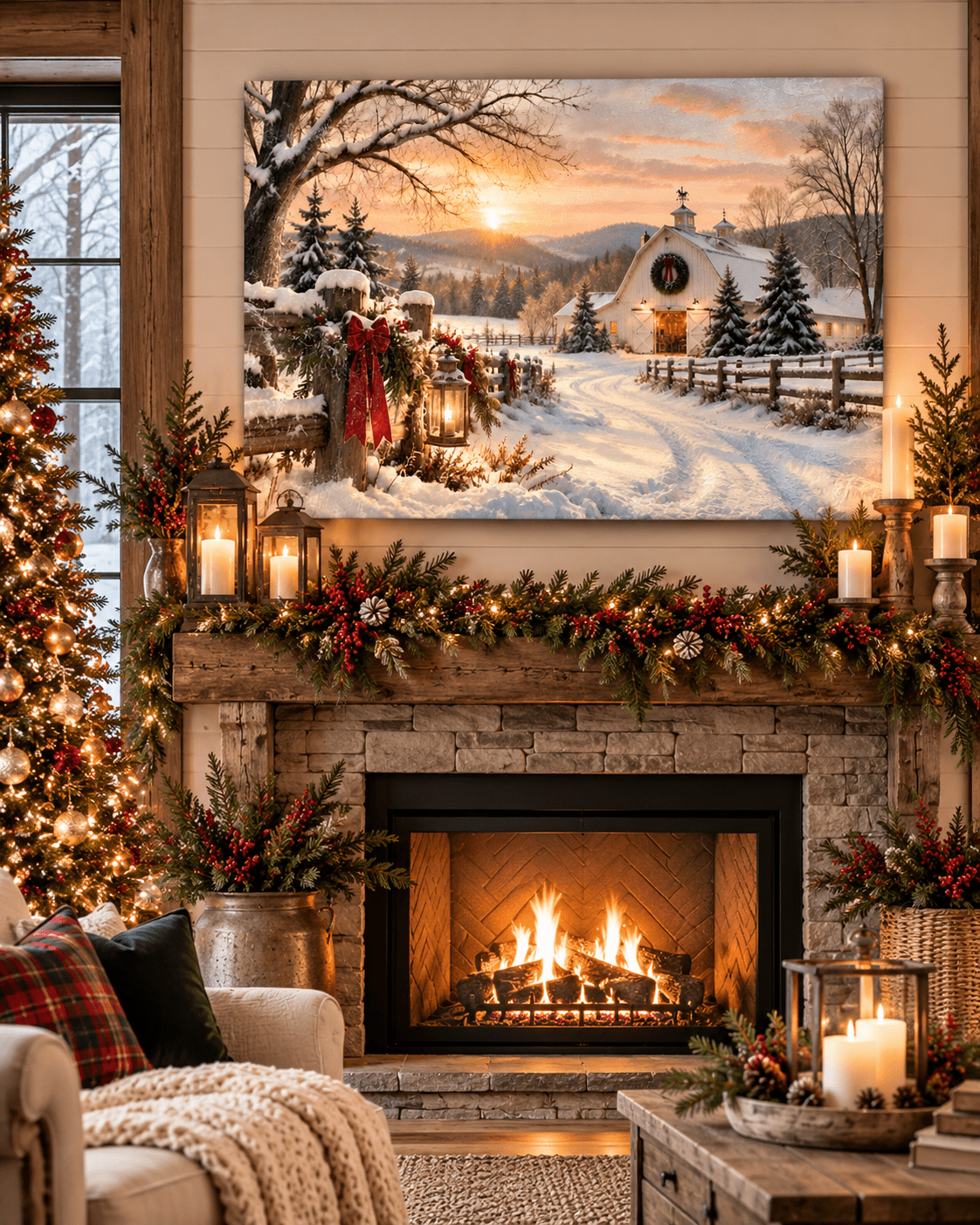 Home Before Christmas Canvas - Cowgirl Home & Ranch
