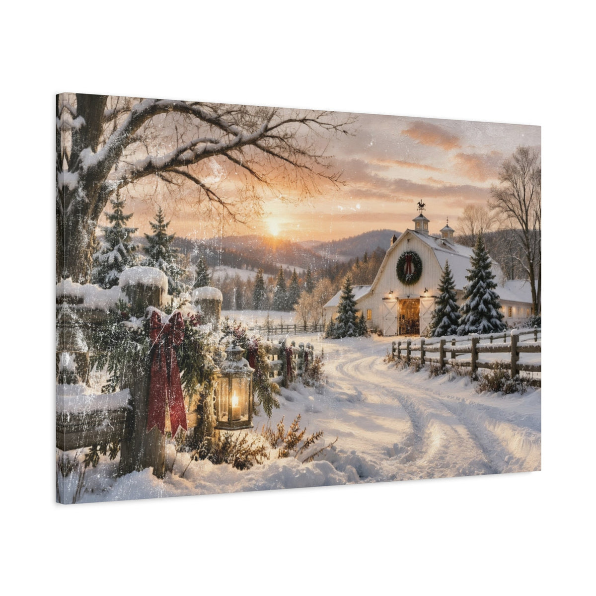 Home Before Christmas Canvas - Cowgirl Home & Ranch