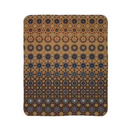 Kadra Nevitt Collection - Desert Horizon Fleece Sherpa Blanket - Cowgirl Home & Ranch
