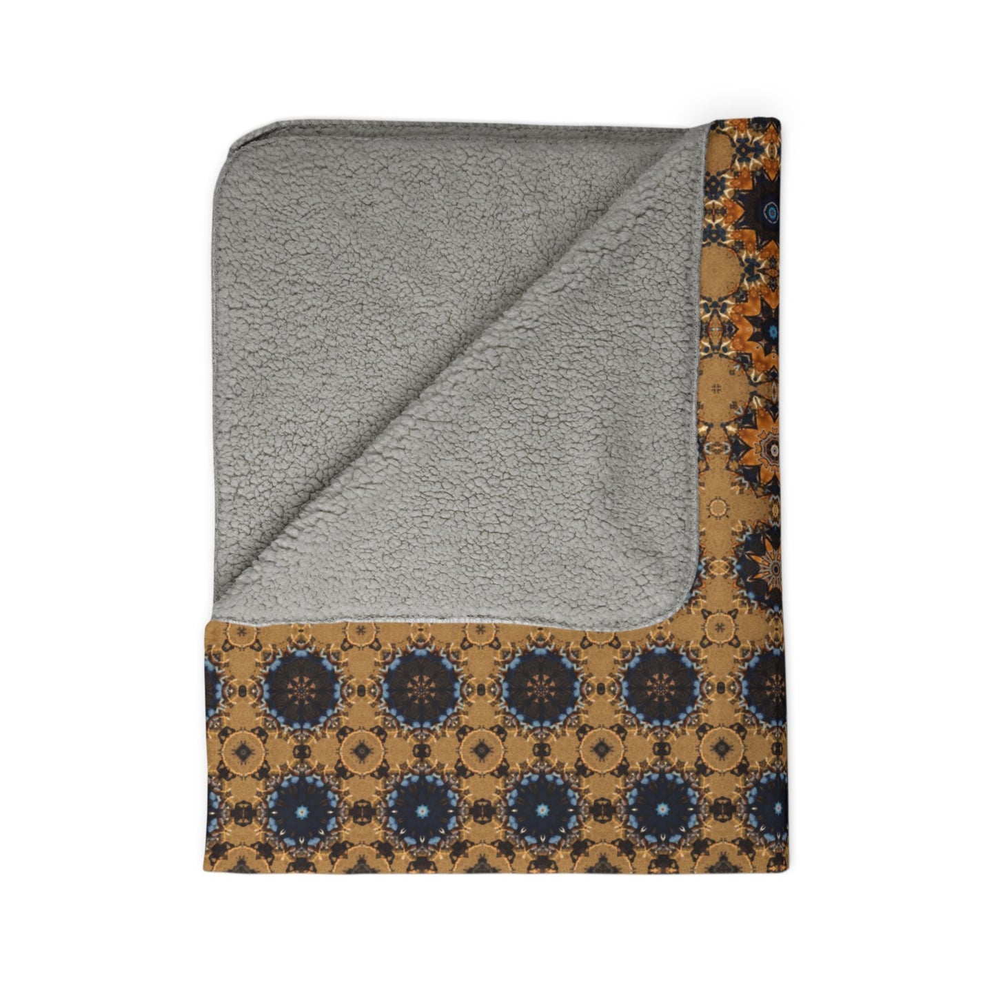Kadra Nevitt Collection - Desert Horizon Fleece Sherpa Blanket - Cowgirl Home & Ranch