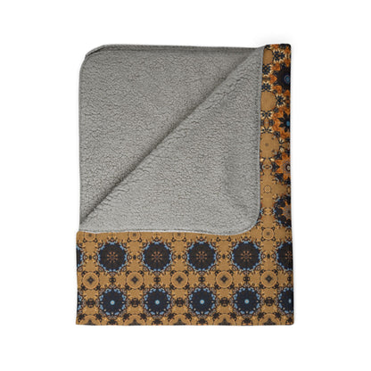 Kadra Nevitt Collection - Desert Horizon Fleece Sherpa Blanket - Cowgirl Home & Ranch
