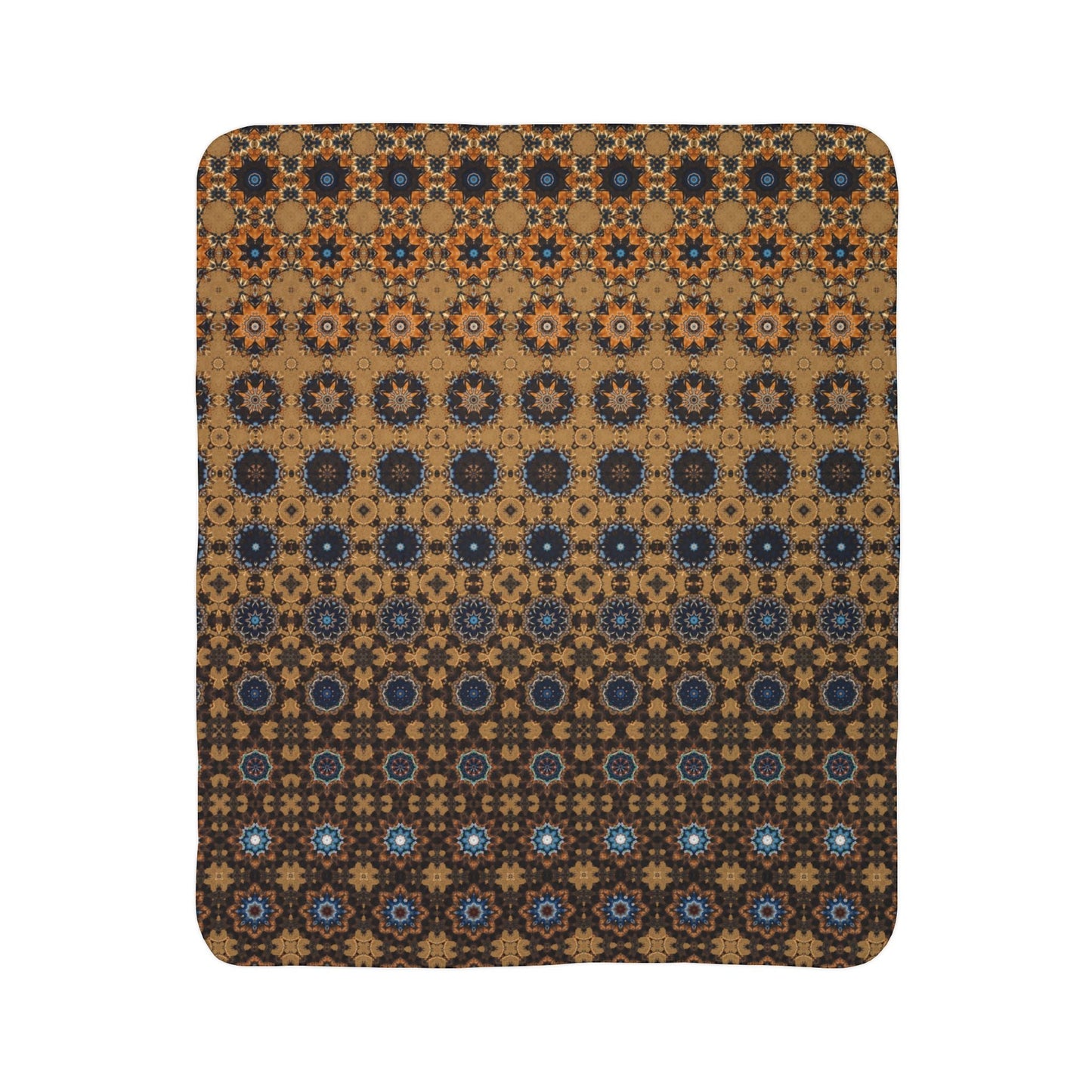 Kadra Nevitt Collection - Desert Horizon Fleece Sherpa Blanket - Cowgirl Home & Ranch