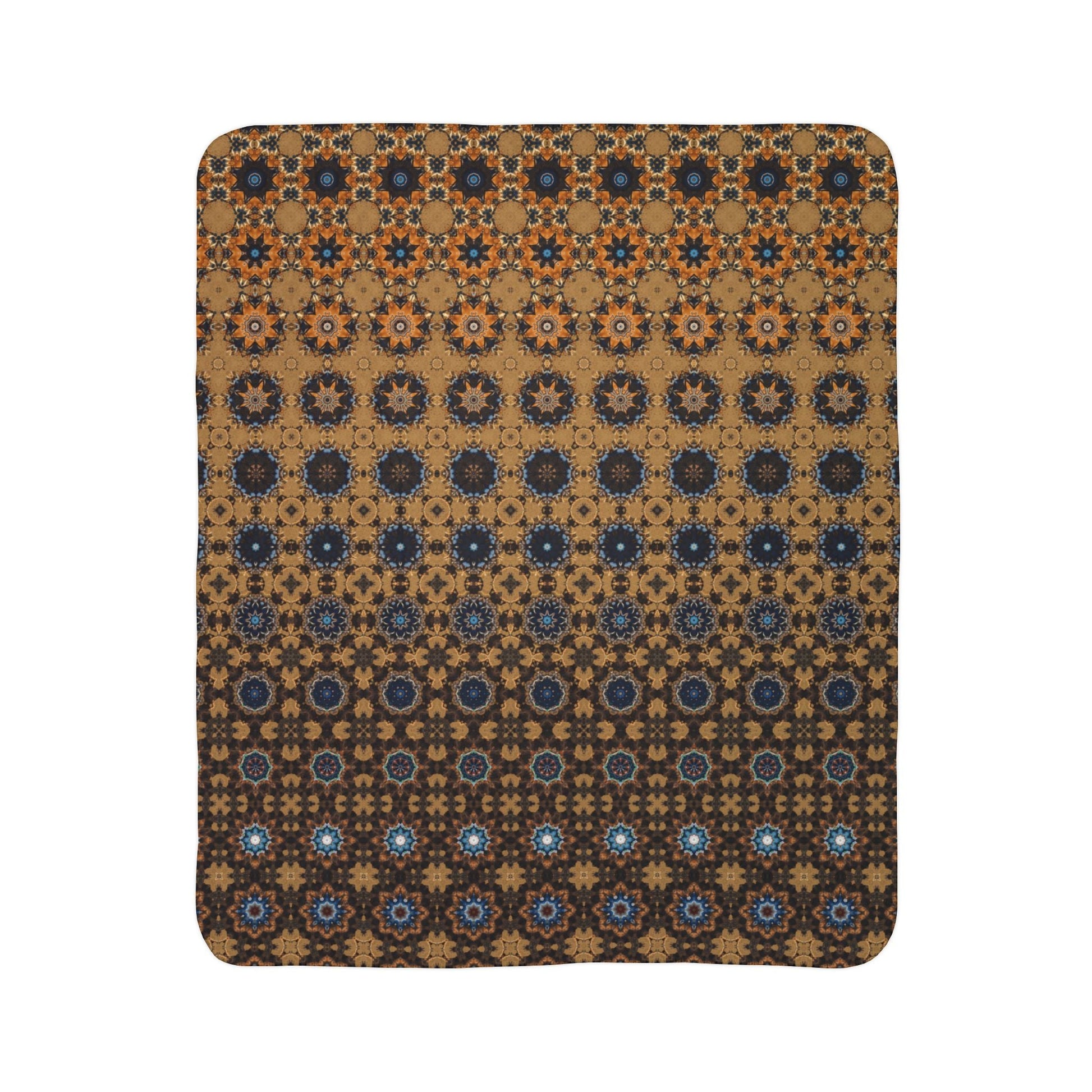 Kadra Nevitt Collection - Desert Horizon Fleece Sherpa Blanket - Cowgirl Home & Ranch