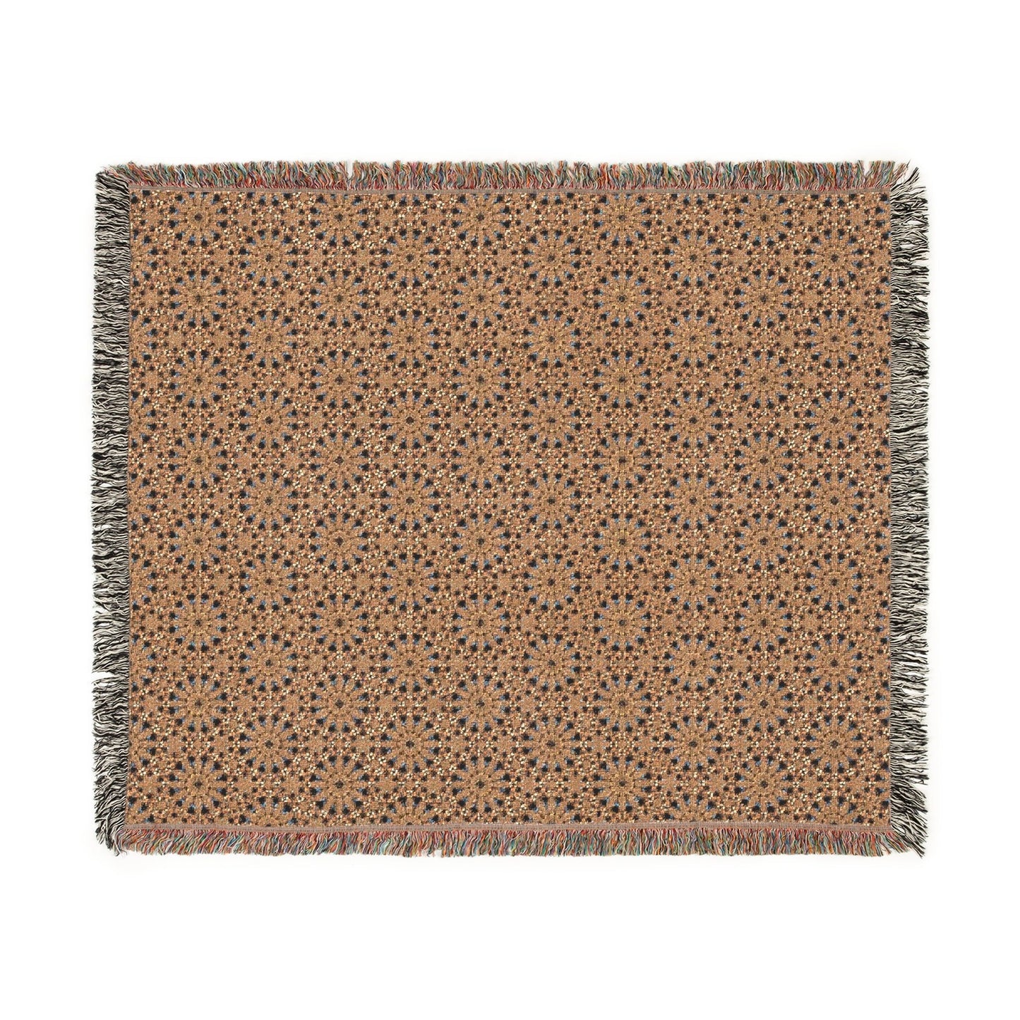 Kadra Nevitt Collection - Gold Sunburst Woven Blanket - Cowgirl Home & Ranch