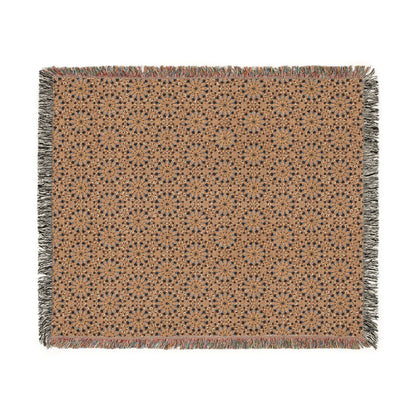 Kadra Nevitt Collection - Gold Sunburst Woven Blanket - Cowgirl Home & Ranch