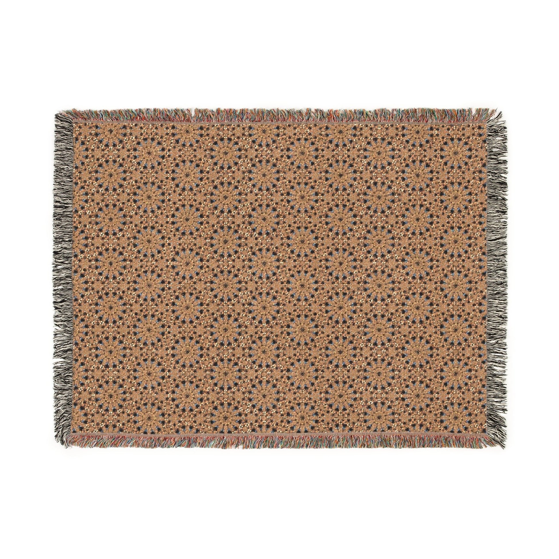 Kadra Nevitt Collection - Gold Sunburst Woven Blanket - Cowgirl Home & Ranch