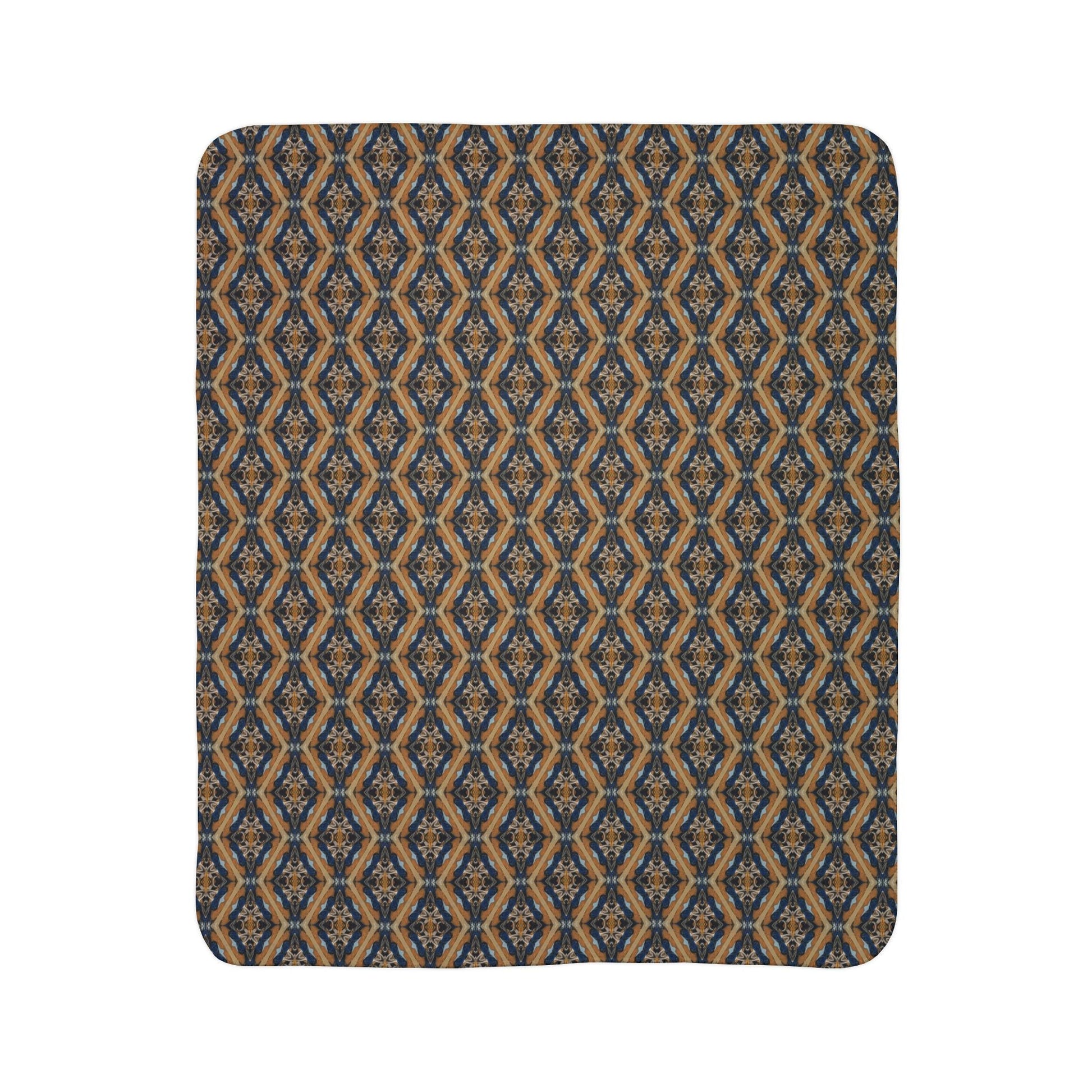 Kadra Nevitt Collection - Western Diamondback Fleece Sherpa Blanket - Cowgirl Home & Ranch