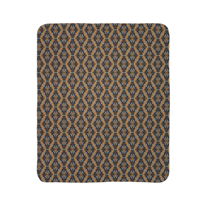 Kadra Nevitt Collection - Western Diamondback Fleece Sherpa Blanket - Cowgirl Home & Ranch