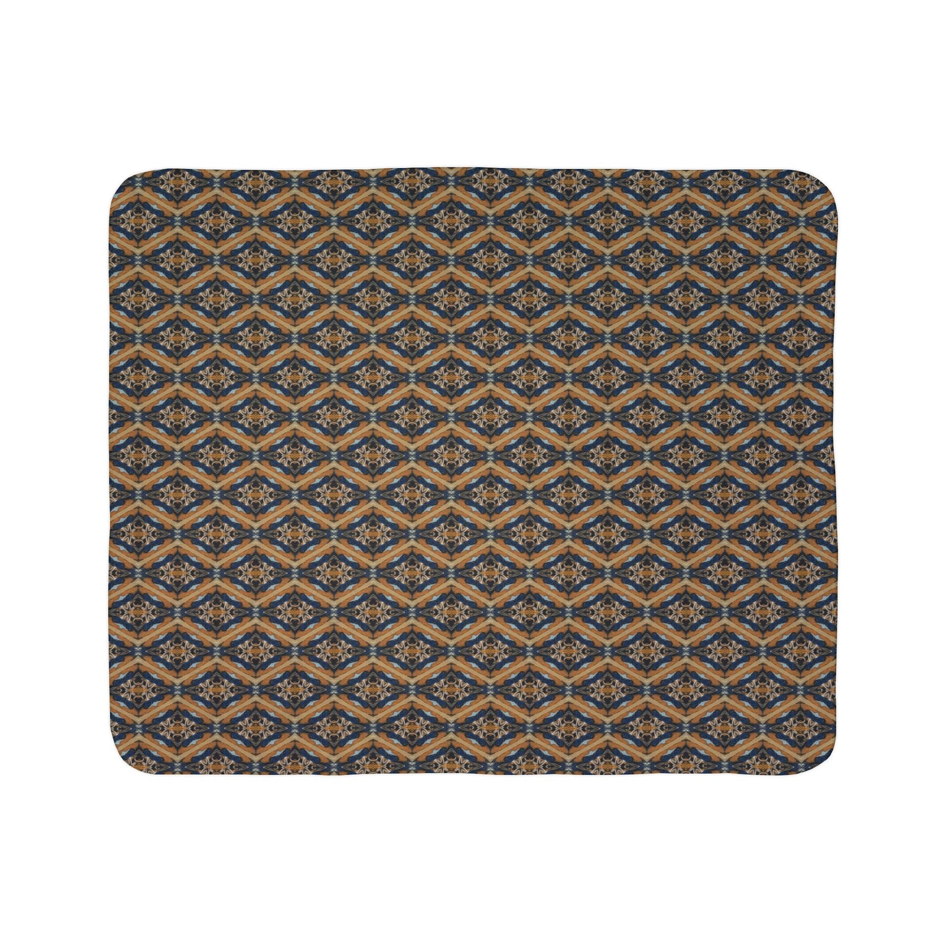 Kadra Nevitt Collection - Western Diamondback Fleece Sherpa Blanket - Cowgirl Home & Ranch