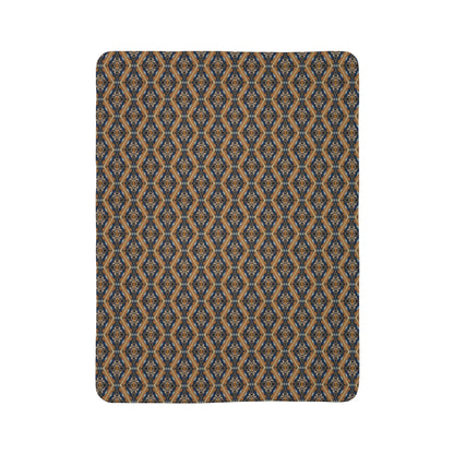 Kadra Nevitt Collection - Western Diamondback Fleece Sherpa Blanket - Cowgirl Home & Ranch