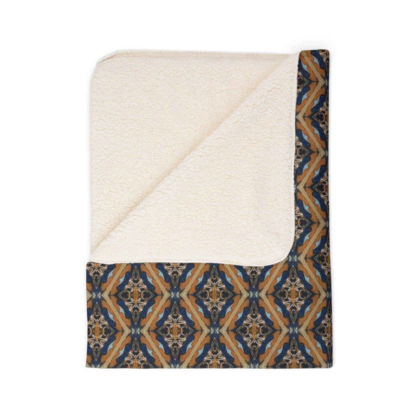 Kadra Nevitt Collection - Western Diamondback Fleece Sherpa Blanket - Cowgirl Home & Ranch