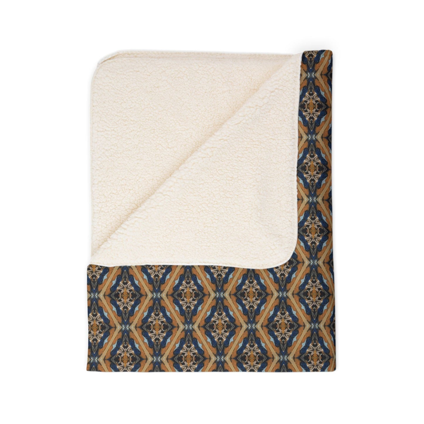 Kadra Nevitt Collection - Western Diamondback Fleece Sherpa Blanket - Cowgirl Home & Ranch