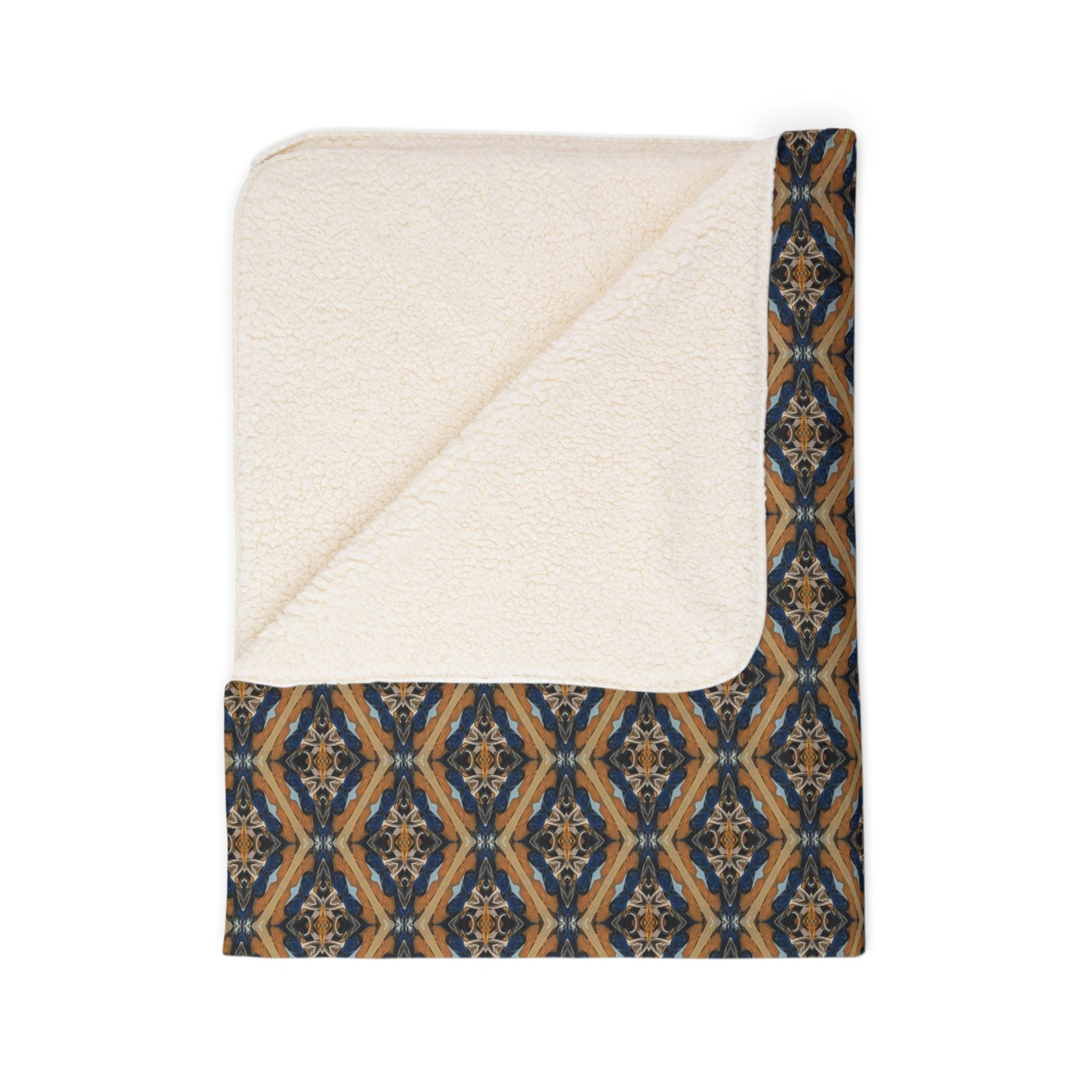 Kadra Nevitt Collection - Western Diamondback Fleece Sherpa Blanket - Cowgirl Home & Ranch