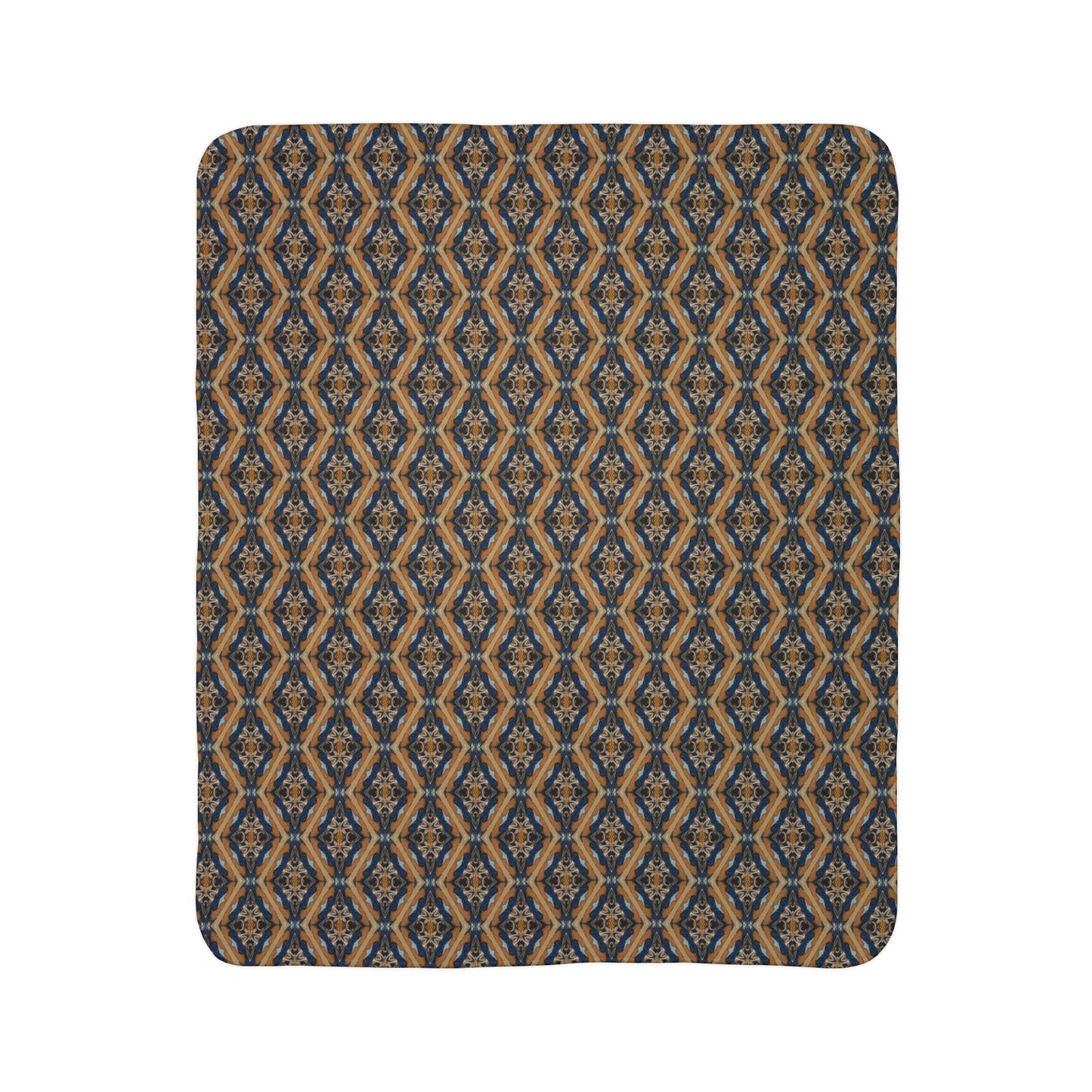 Kadra Nevitt Collection - Western Diamondback Fleece Sherpa Blanket - Cowgirl Home & Ranch