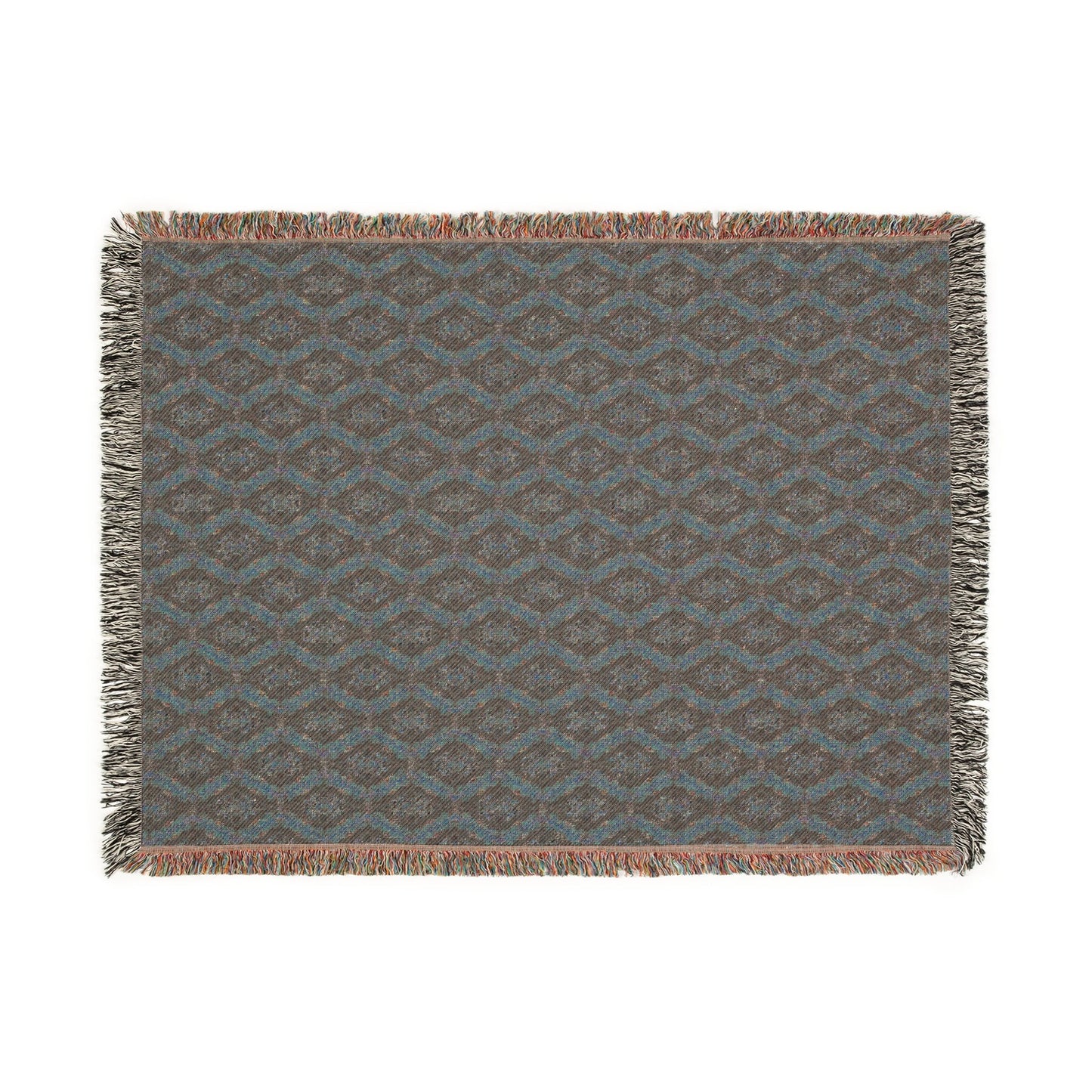 Kadra Nevitt Collection - Western Diamondback Woven Blanket - Cowgirl Home & Ranch