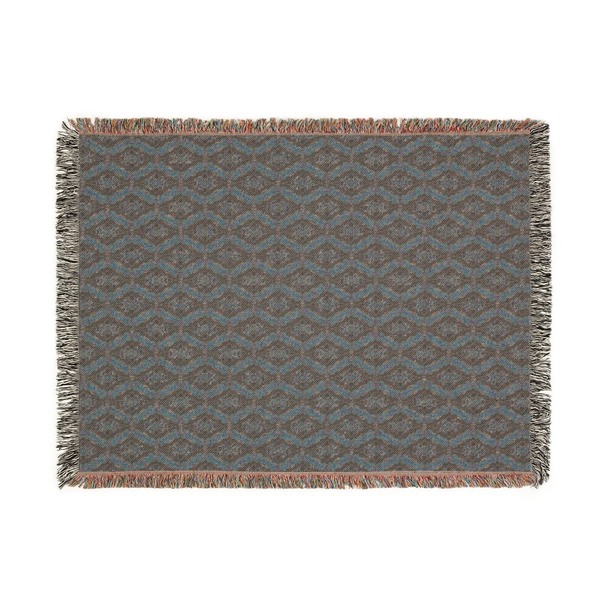 Kadra Nevitt Collection - Western Diamondback Woven Blanket - Cowgirl Home & Ranch