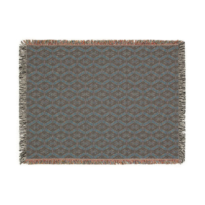Kadra Nevitt Collection - Western Diamondback Woven Blanket - Cowgirl Home & Ranch