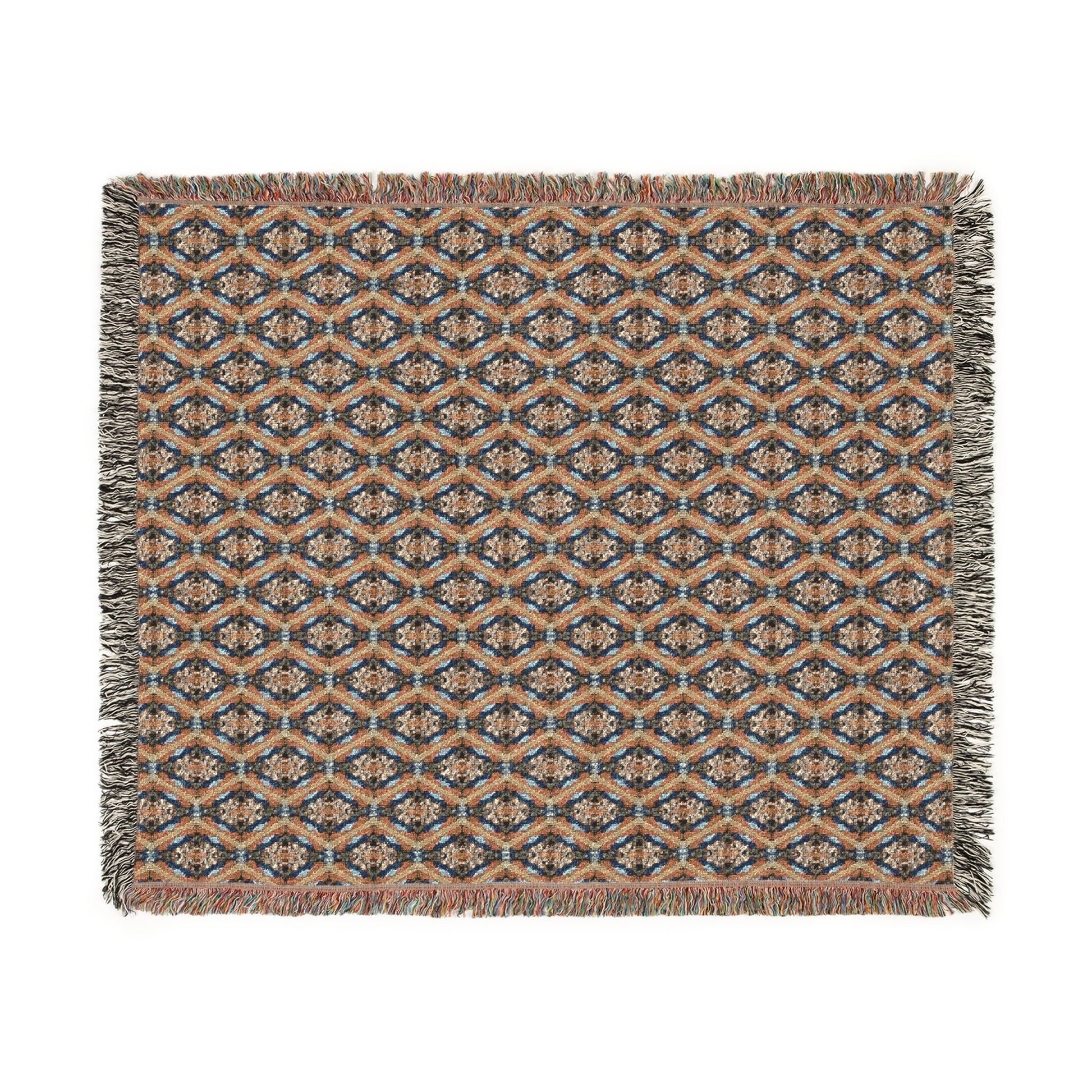 Kadra Nevitt Collection - Western Diamondback Woven Blanket - Cowgirl Home & Ranch