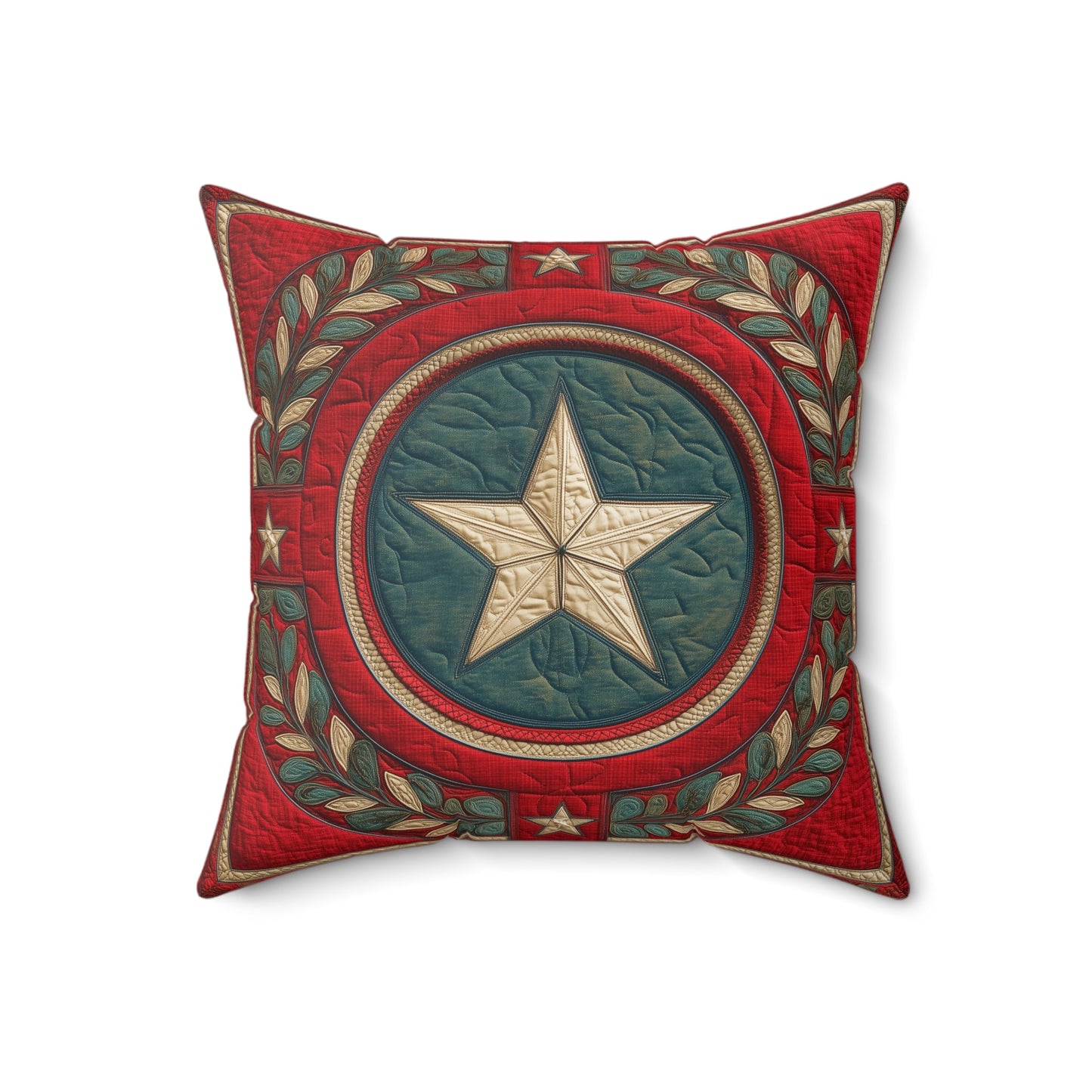 Lone Star Christmas Faux Suede Pillow - Cowgirl Home & Ranch
