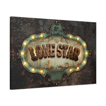 Lone Star Marquee Canvas - Cowgirl Home & Ranch
