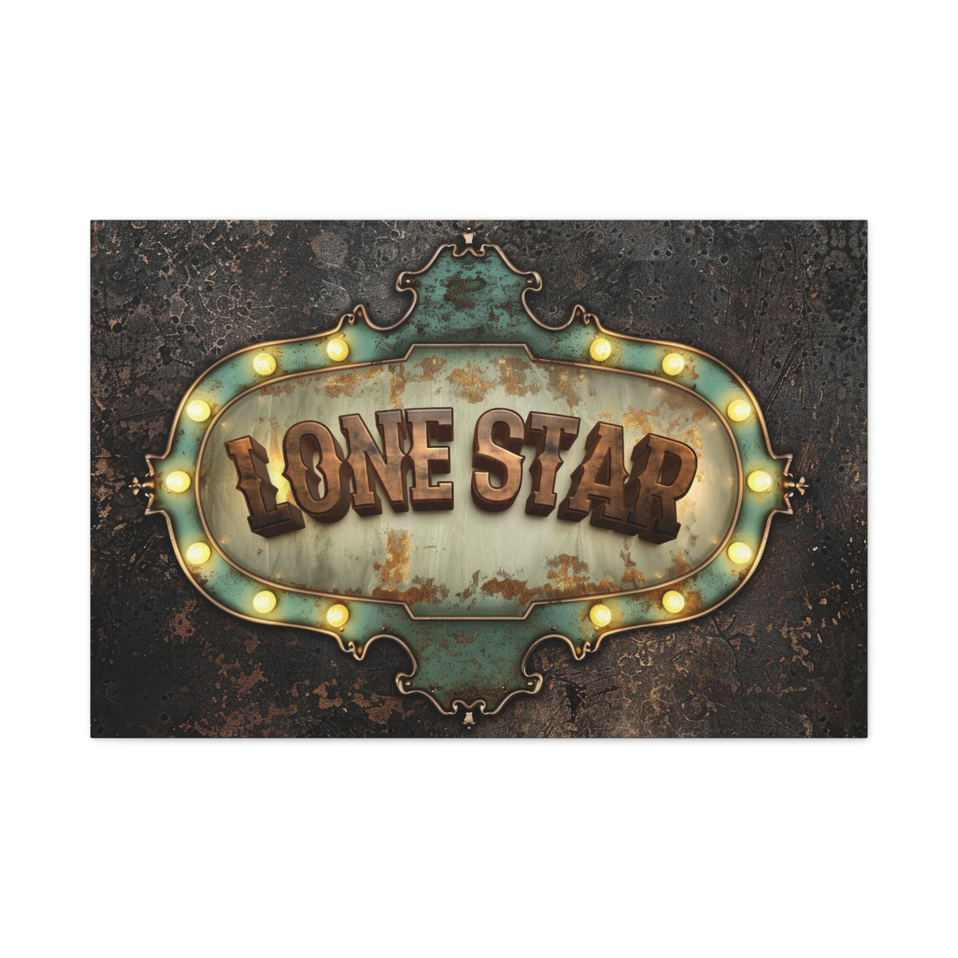 Lone Star Marquee Canvas - Cowgirl Home & Ranch