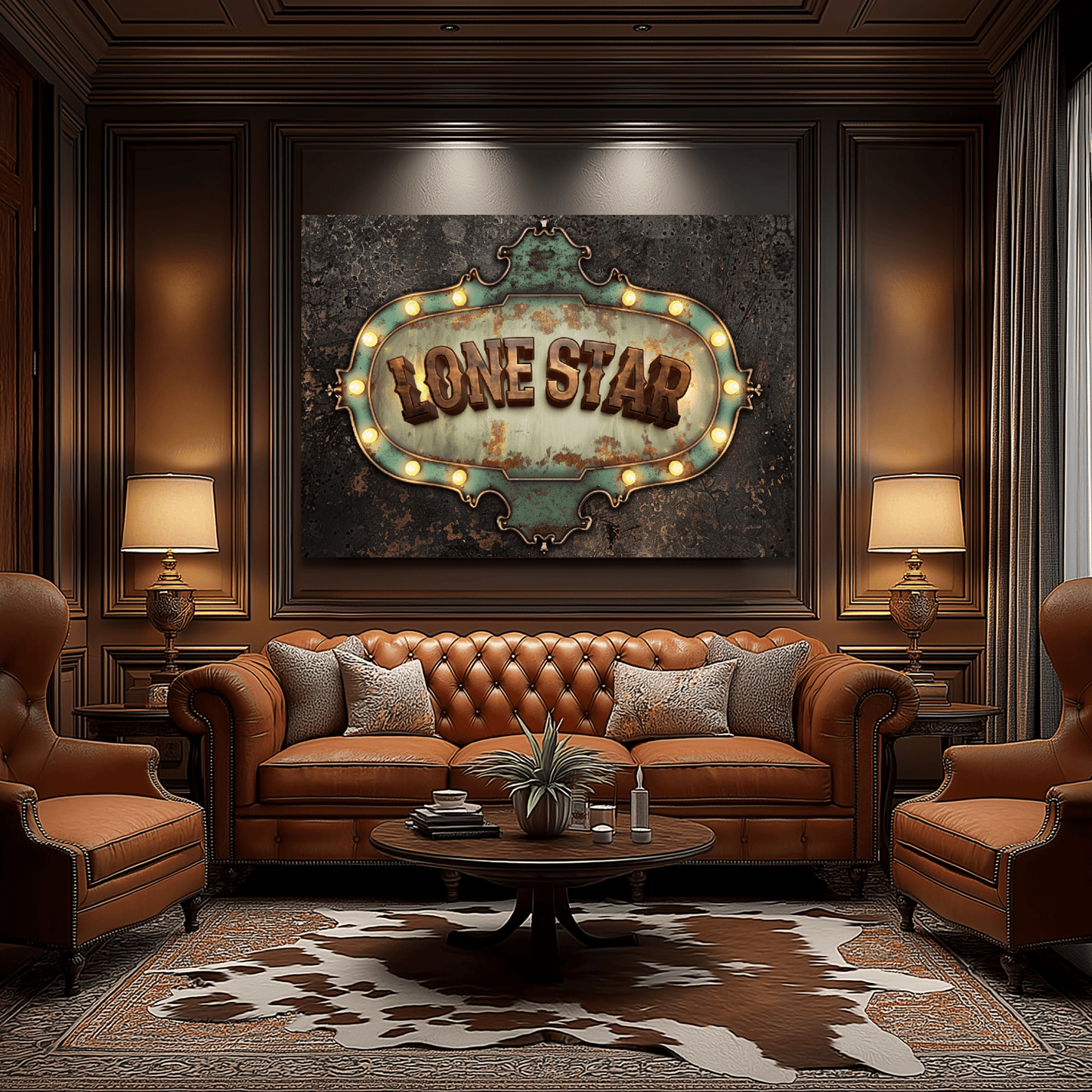 Lone Star Marquee Canvas - Cowgirl Home & Ranch